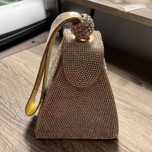 Rhinestone evening purse